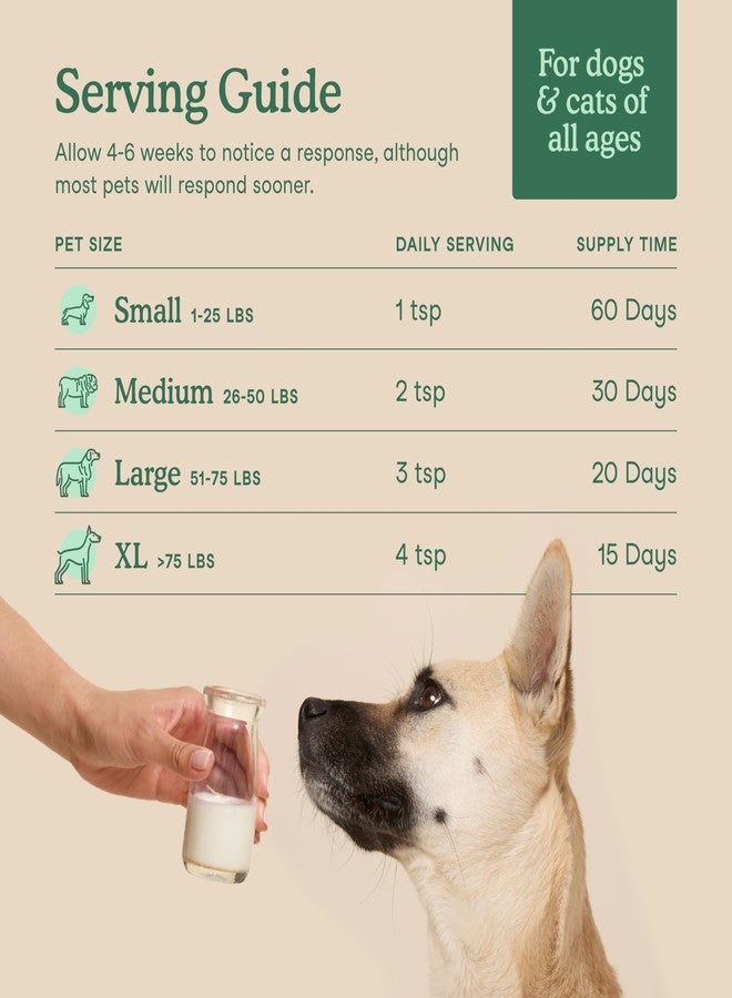 Fera Pets Goat Milk - Cat & Dog Hip and Joint Support with Glucosamine, MSM & Green Lipped Mussel - Supports Flexibility, Mobility & Bone Health - for Picky Eaters - 60 TSP - Image 5